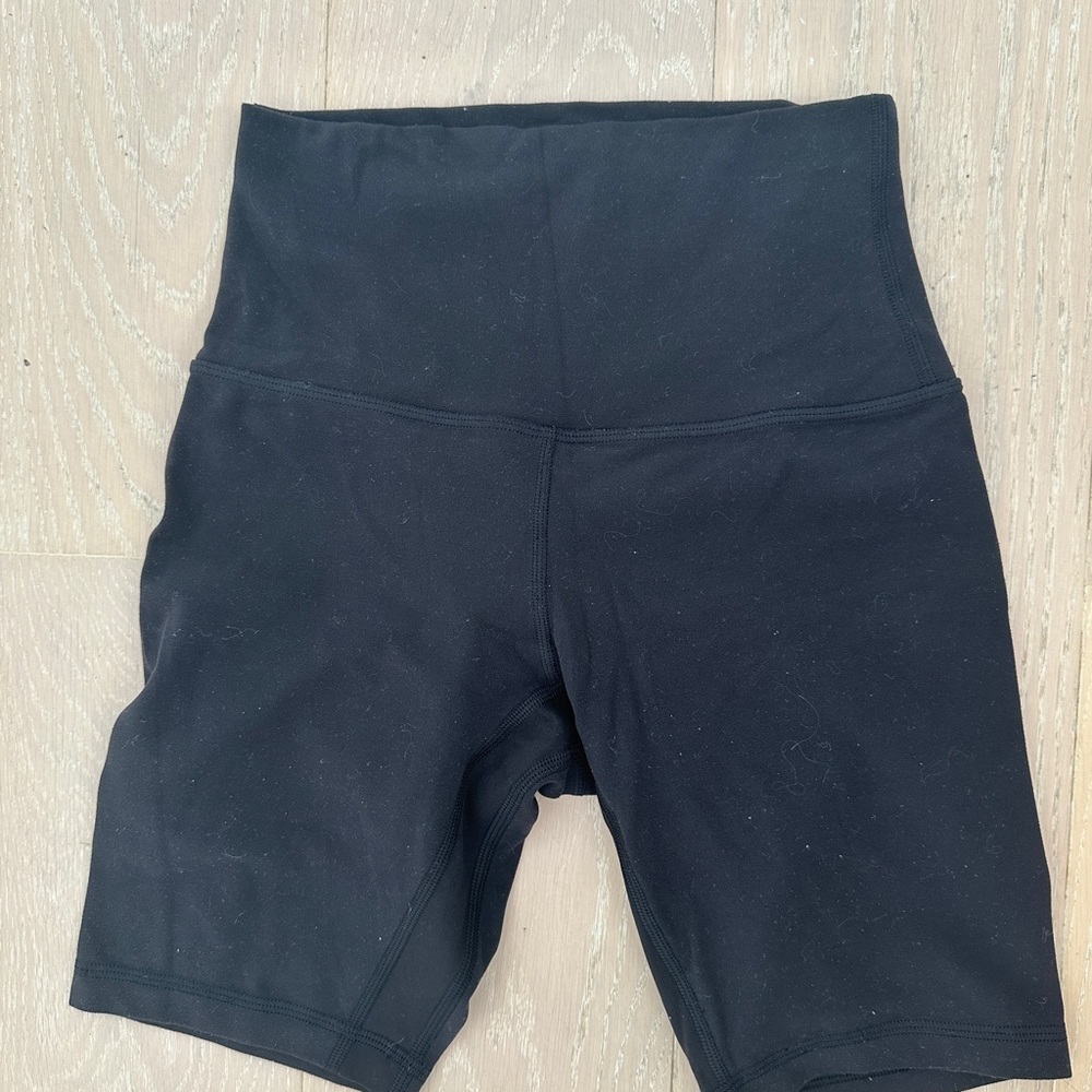 Lululemon Athletica Black Bike Shorts Performance Fit